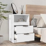  Noćni ormarići 2 kom bijeli od konstruiranog drva | shoptok.hr