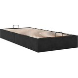 vidaXL Otomanski posteljni okvir brez vzmetnice črn 90x190 cm žamet | Shoptok.si