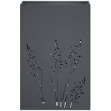  Vrtna saksija Antracit 50 x 30 x 75 cm Čelična vrata | shoptok.hr