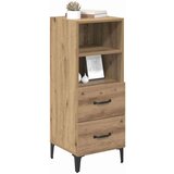 vidaXL Strani šal artisan hrast 34 x 34.5 x 90 cm Konstruiran les | Shoptok.si