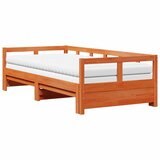  Dnevni krevet na razvlačenje s madracima 90x200 cm od borovine | shoptok.hr