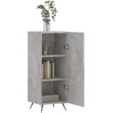  Komoda siva boja betona 34,5x34x90 cm od konstruiranog drva | Eponuda.com