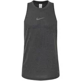 Nike Funkcionalna majica siva / pegasto črna