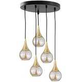  Luster na sajli LACRIMA HONEY 5xE27/60W/230V, prečnik 45 cm | Eponuda.com