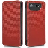 INORCO Pokrov stojala za Asus ROG Phone 7 5G/7 Ultimate 5G torbica za telefon s teksturo ogljikovih vlaken, reža za kartico PU usnje, (22036734) Cene