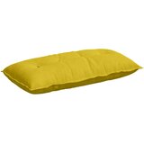 vidaXL Poglavni vzglavnik Rumena 100 x 50 cm Žametna tkanina | Shoptok.si