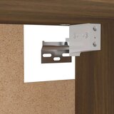 vidaXL garderobna omara rjavi hrast 100x32,5x35 cm konstruiran les | Shoptok.si