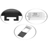 Ecolite LED-WSL-CCT/18W/BI - LED ugradno svetilo LADA LED/18W/230V IP44 belo | Eponuda.com