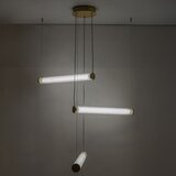 Zuma line 1234 - LED prigušiva luster na sajli COMO LED/64W/230V 2700-6500K zlatna + daljinski upravljač | Eponuda.com