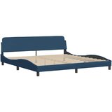  Okvir za krevet bez madraca plavi 200x200 cm od tkanine | shoptok.hr