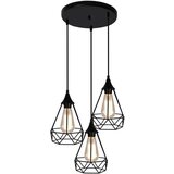  Luster/visilica-graf viseća lampa 3X60W E27 crna | Eponuda.com