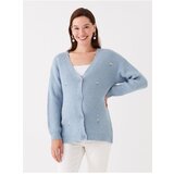 LC Waikiki V-Neck Embroidery Long Sleeve Maternity Sweater Cardigan Cene