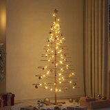 vidaXL Leseno božično drevo z stojalom Rjava 180 cm Bambus | Shoptok.si