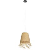 Eglo Aycliffe viseća lampa E27, Ø30 cm, pleteno drvo s resastim rubom, 43871 | shoptok.hr