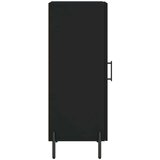 vidaXL Komoda crna 34 5 x 34 x 90 cm od konstruiranog drva | shoptok.hr
