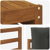  Set vanjskih sofa 5 kom. Prirodna i antracit | shoptok.hr