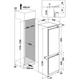 Whirlpool Kombinirani hladnjak ugradbeni WHC18 T132 | shoptok.hr