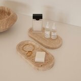  MAR07570104D Beige Bathroom Tray Set Cene