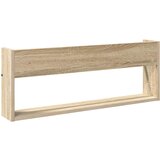  Polica za časopise s policom 2 pcs Sonoma hrast 80 x 12 x 30 cm | shoptok.hr