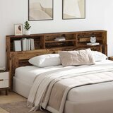  Glava kreveta s ormarićem Zidne Staro drvo 220 x 19 x 101,5 cm | shoptok.hr