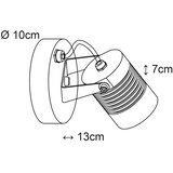 Top Light - Spoljna LED zidna svetiljka LED/5W/230V IP54 | Eponuda.com