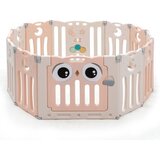 Feelkids Sklopiva ogradica Sovica – Roze/Kajsija + bela Cene