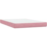  Box spring postelja z vzmetnico roza 140x210 cm žamet, (21792290) | Shoptok.si