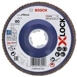 Bosch x-lock lamelna ploča Ø125 mm, g 80, X571, best for metal, 1 komad 2608619211 Cene