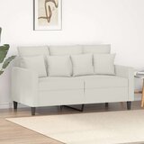 vidaXL Dvosjed krem 120 cm baršunasti Krema | shoptok.hr