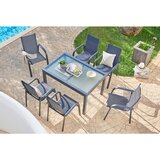 Ambia Garden STOL aluminij antracit, črna | Shoptok.si