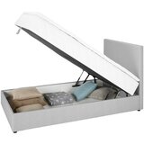 Mömax Postelja Boxspring Boxy, Siva, 100x200 | Shoptok.si