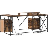 vidaXL Stol s ladicama s pohranom 182 x 101 x 87.5 cm Konstruirano drvo | shoptok.hr