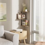 Love-KANKEI kotna 3-nivojska stenska polica odprta embalaža | Shoptok.si