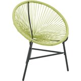 Maison Chic Vrtni Stoli - Stol za vrt Acapulco poli ratan zelen JS554, (21877771) Cene