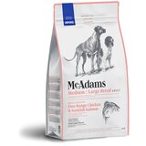 McAdams Medium/Large Breed Free Range Chicken & Salmon - hrana za odrasle pse srednjih i velikih rasa sa piletinom i lososom (2kg, 10kg) 10kg Cene