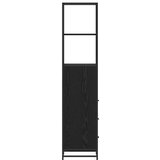 vidaXL Kupaonski ormar s ladicama Crni hrast 35 x 37.5 x 166 cm | shoptok.hr