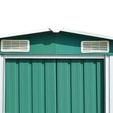 vidaXL Vrtna lopa 257x392x181 cm kovinska zelena | Shoptok.si