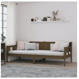  Dnevni ležaj od masivne borovine smeđa boja meda 90 x 190 cm | shoptok.hr