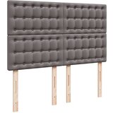 vidaXL Krevet s oprugama i madracem sivi 140x200 cm od umjetne kože | shoptok.hr