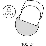 Mila Home Pralna/primerna za robotski sesalnik okrogla preproga ø 100 cm Comfort – | Shoptok.si