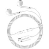 Oem Mayaxess, Žične USB-C slušalke za Pixel 9a z vgrajenim mikrofonom, Bela, (5000299364) | Shoptok.si