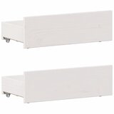  s regalom za knjige bez madraca bijeli 90x200cm borovina | shoptok.hr