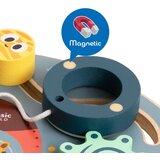 Classic World drvena manipulativna ploča 6 u 1 Raketa, 12m+ | shoptok.hr