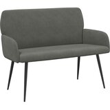  Dvosjed s metalnim nogama 2-sjedalo Tamnosiva Kordura tekstil | shoptok.hr