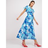 Italy Moda Dress-DHJ-SK-13203-1.03X-White-Blue | shoptok.hr