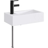  Umivaonik za kupaonicu Mat Crna 45,5 x 25,5 x 13 cm Metal | shoptok.hr
