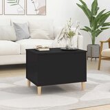  Stolić za kavu crni 60 x 44,5 x 45 cm od konstruiranog drva | shoptok.hr