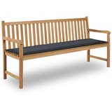  Jastuk za vrtnu klupu antracit 180 x 50 x 3 cm tkanina Oxford Cijene