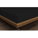 Mijolnir Črna napenjalna bombažna rjuha 140x200 cm – | Shoptok.si