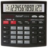 Rebell Kalkulator komercijalni CC512 black | shoptok.hr